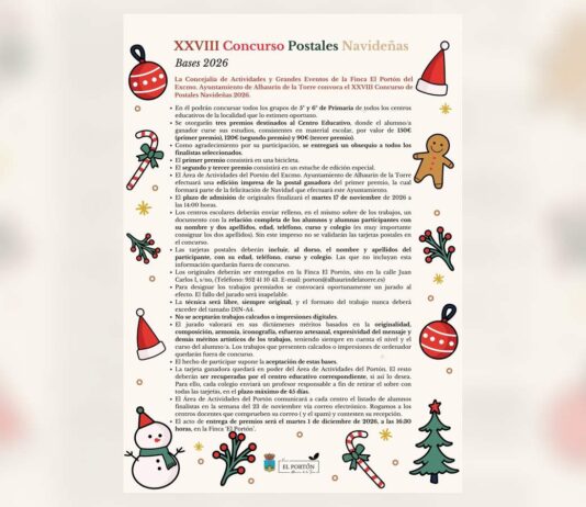 Alhaurín convoca su XXVIII Concurso Escolar de Postales Navideñas