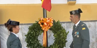 La Guardia Civil celebra el Día de la Virgen del Pilar con una solemne misa y un homenaje a los caídos