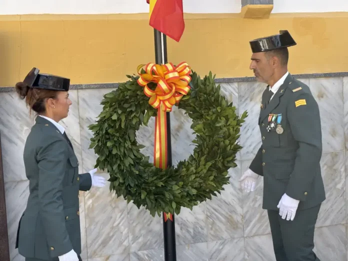 La Guardia Civil celebra el Día de la Virgen del Pilar con una solemne misa y un homenaje a los caídos