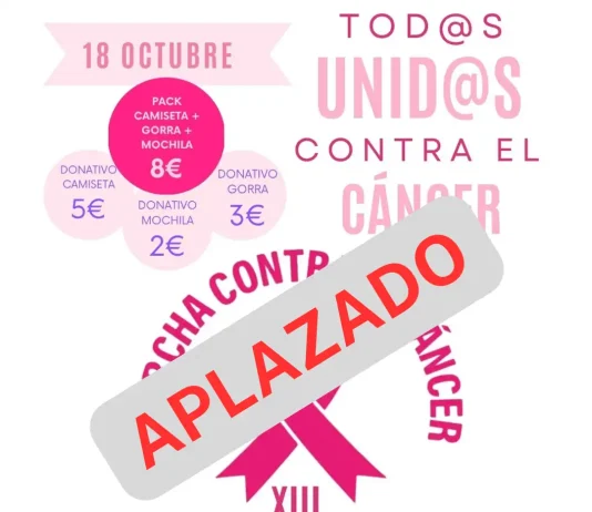 Aplazada por la lluvia la Marcha contra el Cáncer Aplazada por la lluvia la Marcha contra el Cáncer